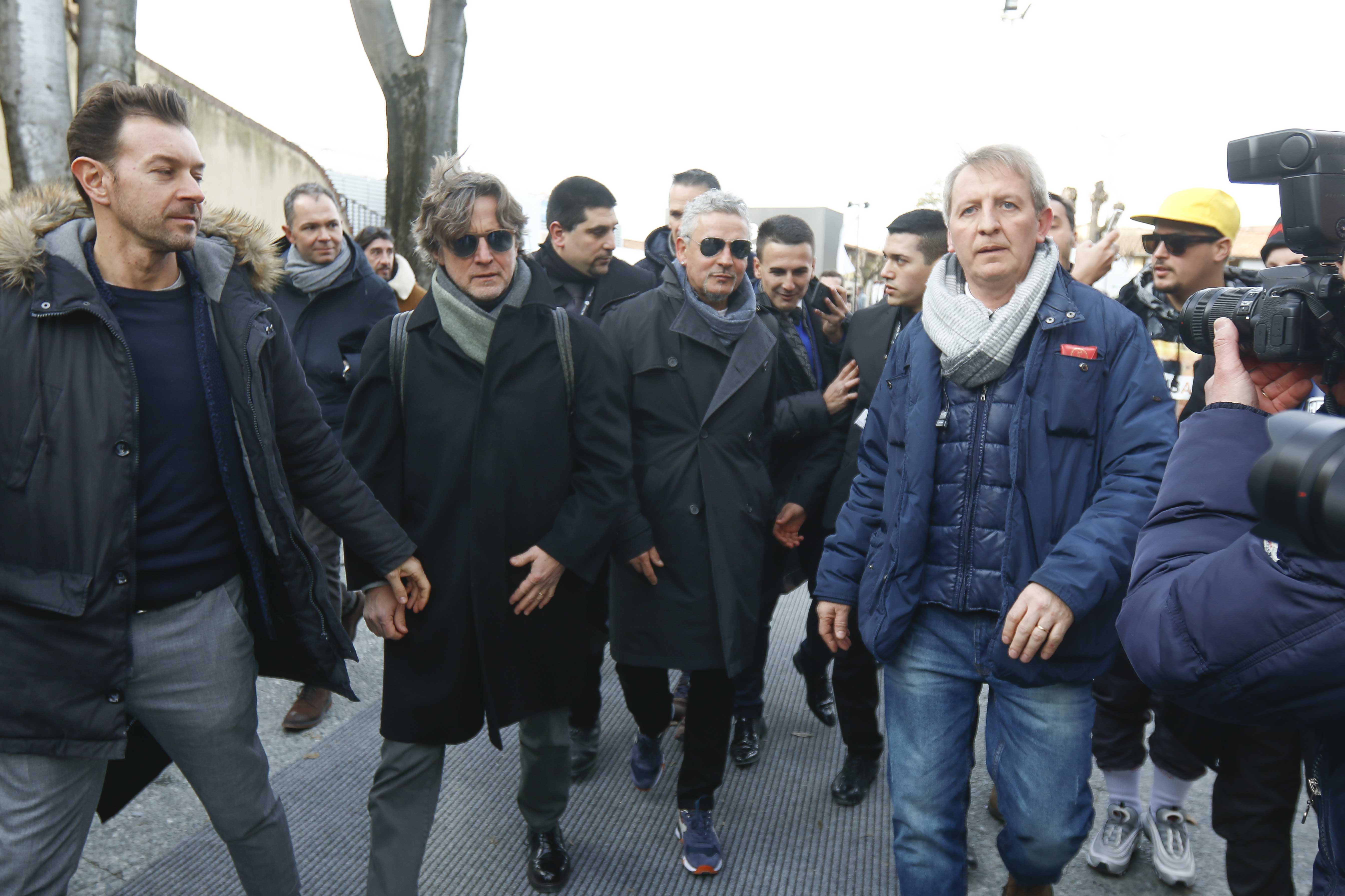 221083 0001 4104545 Firenze, 91 Pitti Immagine Uomo alla Fortezza Da Basso, nella foto Roberto Baggio  2017 01 10 © Niccolo Cambi/Massimo Sestini