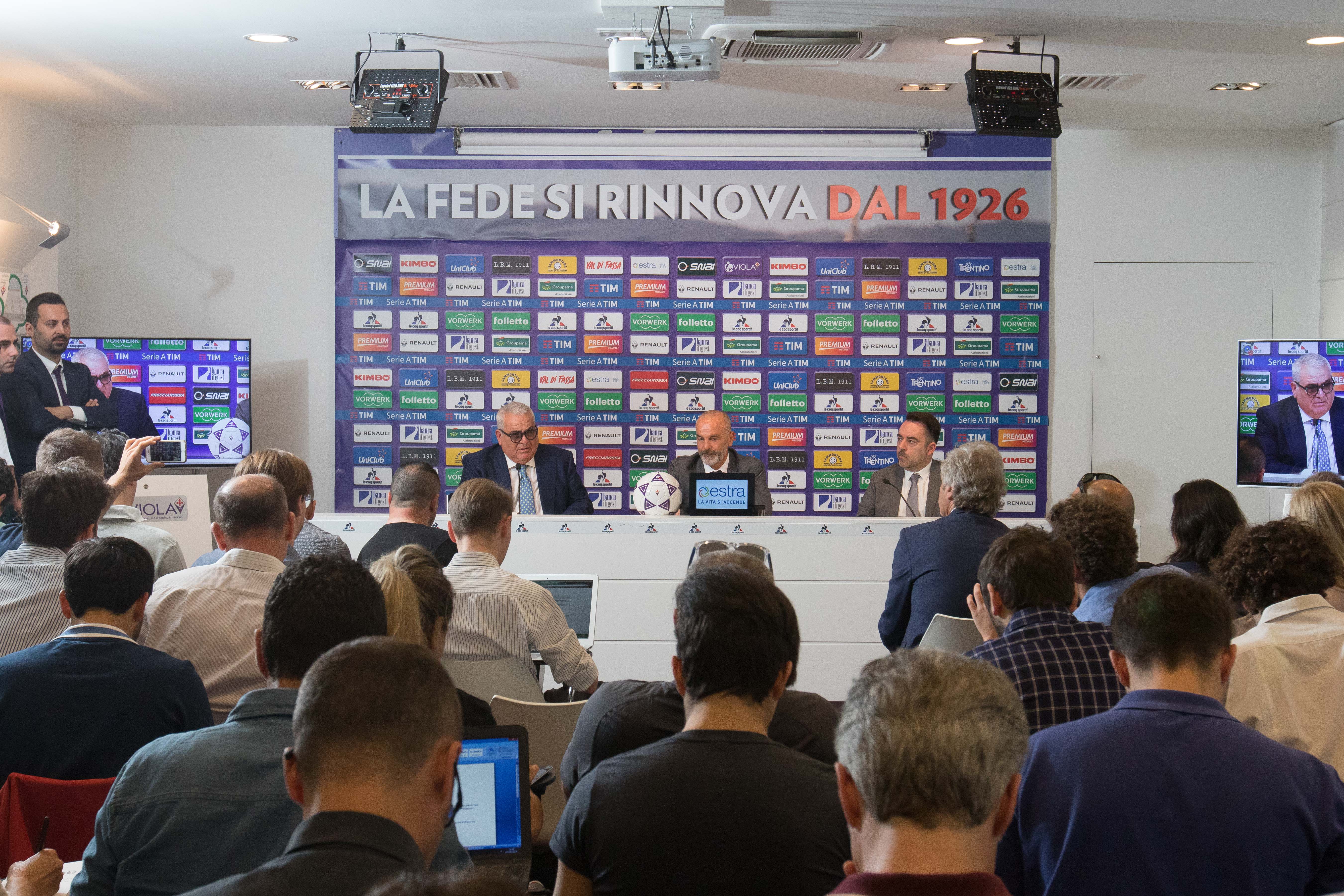 224400 0016 4194120 Firenze, presentazione del nuovo allenatore della Fiorentina Stefano Pioli allo stadio Artemio Franchi  2017 06 07 © Niccolo Cambi/Massimo Sestini