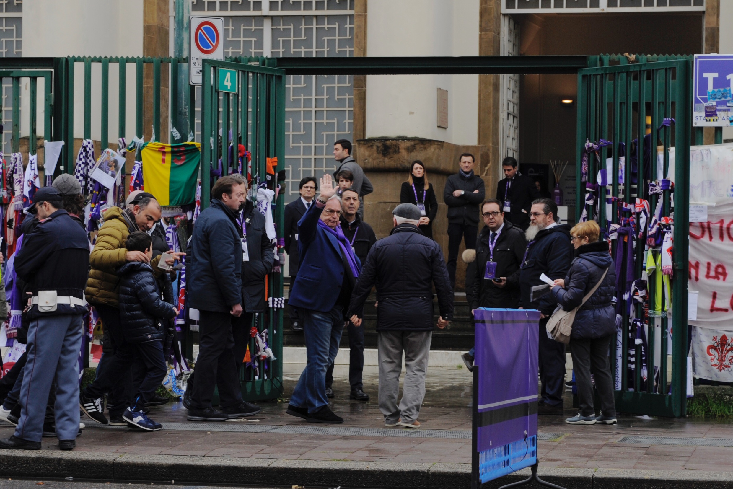 229371 0002 4321756 Firenze, arrivo dei tifosi allo stadio prima di Fiorentina Benevento, nella foto l�arrivo di Diego Della Valle 2018 03 11 © Lorenzo Berti/Massimo Sestini