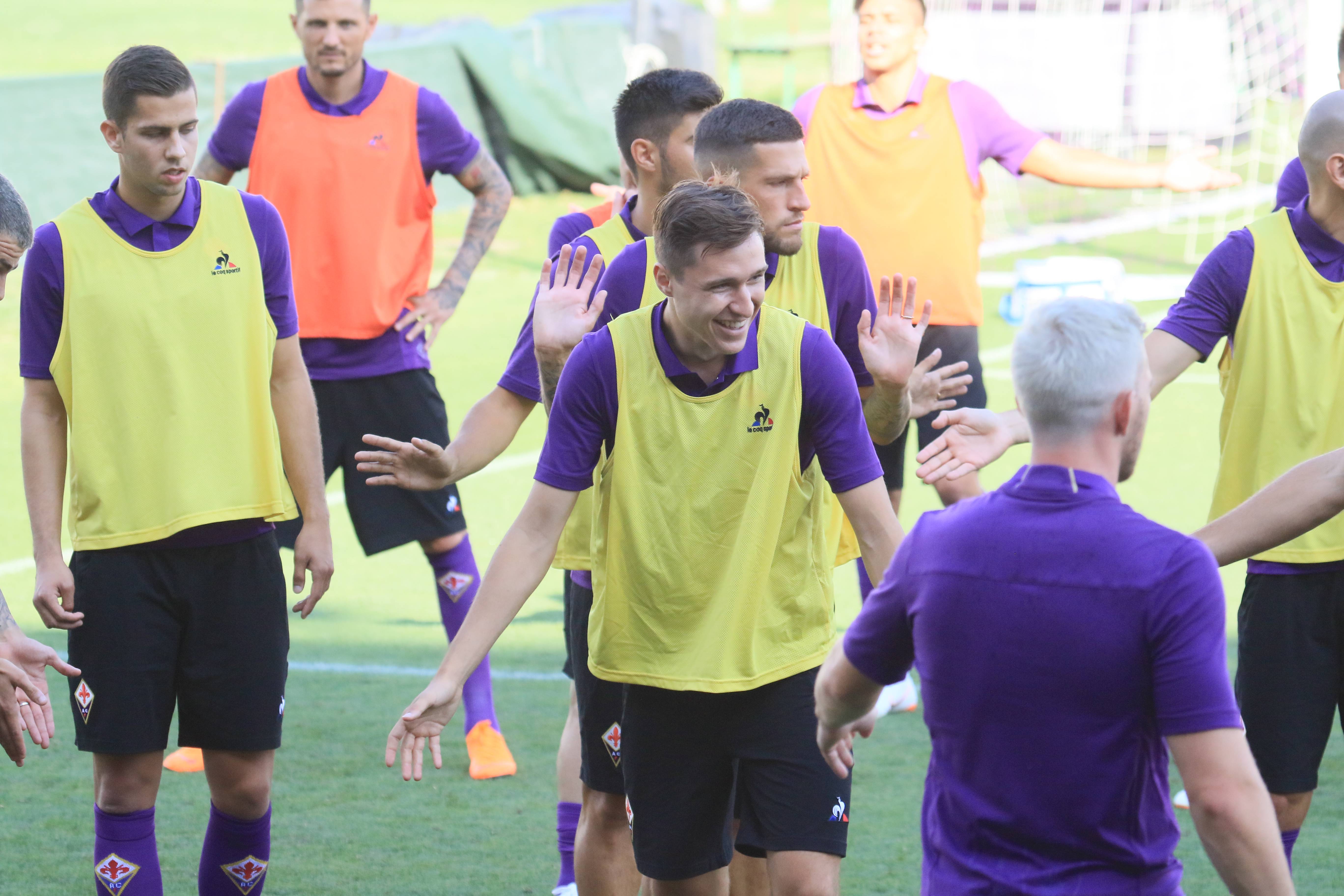 235346 0012 4396916 Firenze 15 Luglio   2018  Firenze stadio Artemio Franchi  allenamento Fiorentina stagione 2018 2019 nella fotoCopyright Massimo Sestini.