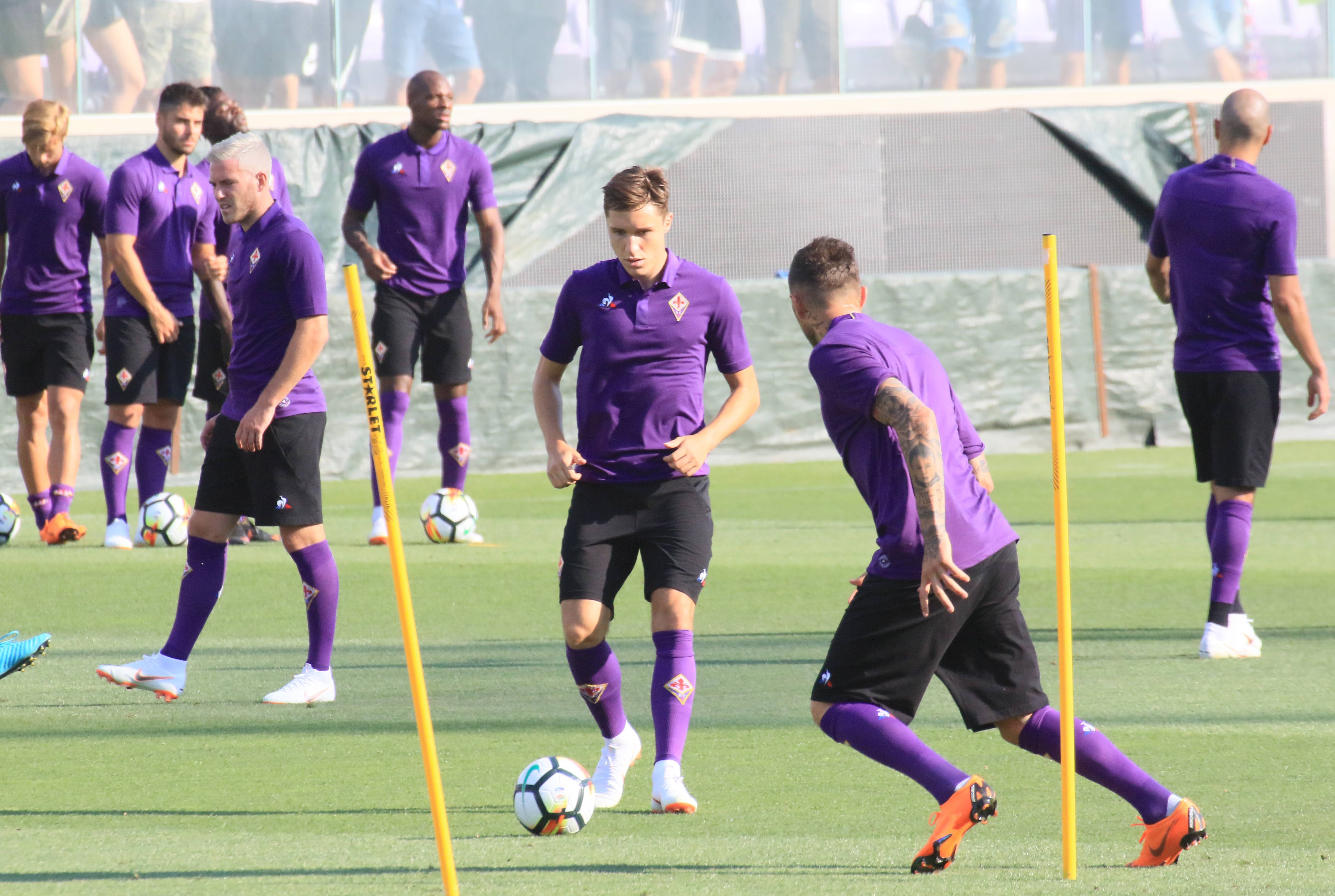 235346 0023 4396927 Firenze 15 Luglio   2018  Firenze stadio Artemio Franchi  allenamento Fiorentina stagione 2018 2019 nella fotoCopyright Massimo Sestini.