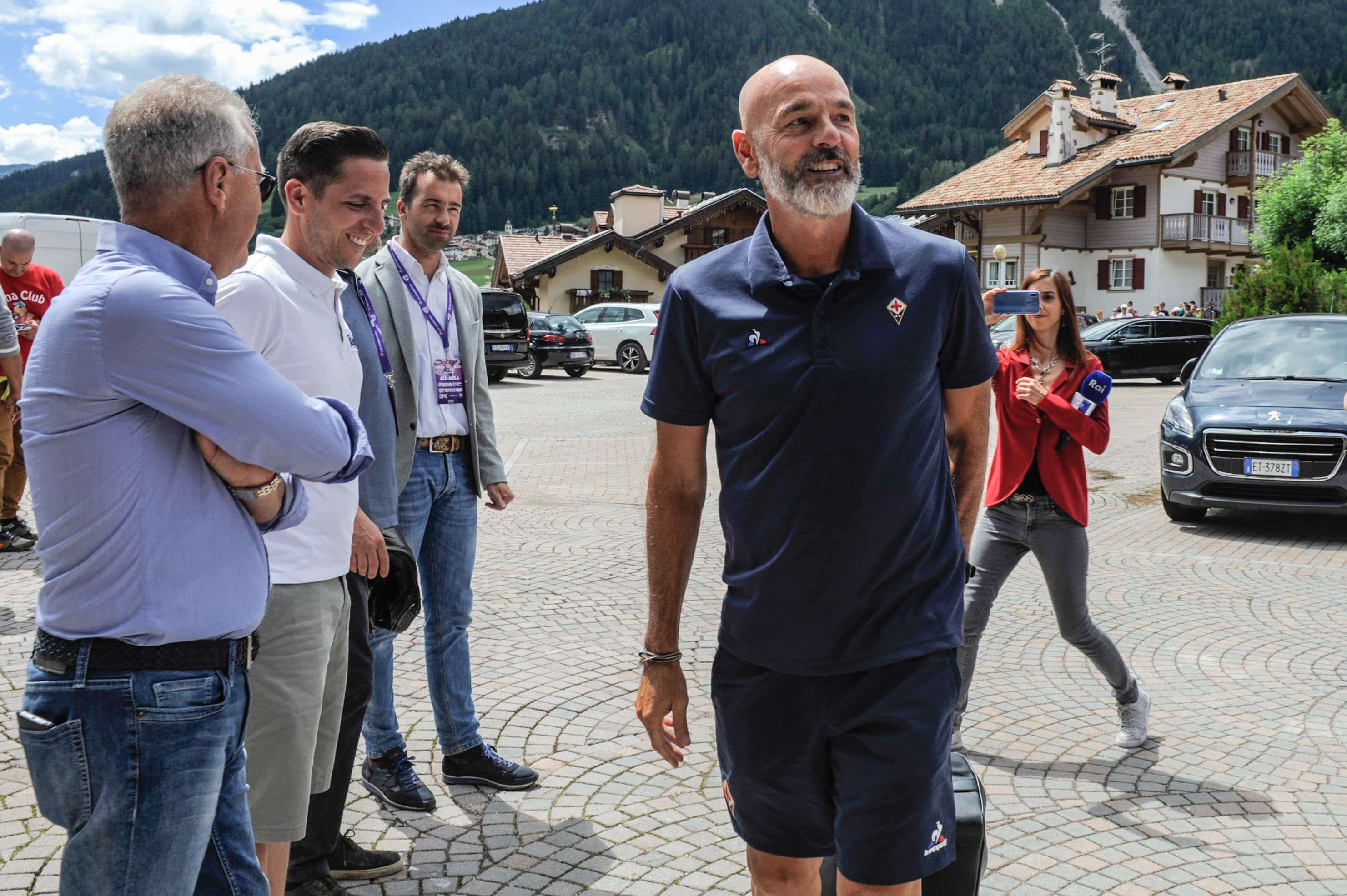 235378 0017 4397792 Moena (TN), arrivo della squadra ACF Fiorentina all’hotel Dolce Casa sede del ritiro, nella foto l’allenatore Stefano Pioli 2018 07 07 © Lorenzo Berti/Massimo Sestini